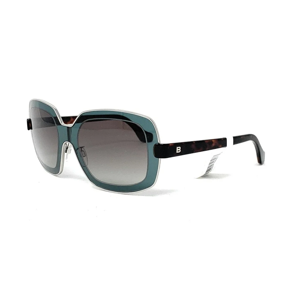 Balenciaga Women's Sunglasses BA0063 93-F Shiny Light Green 55mm